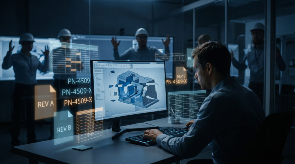 Production Engineers are frustrated with the designer following manual CAD workflow