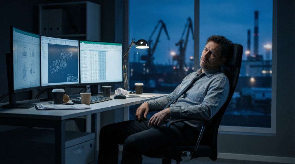 engineer impacted by manual CAD workflows and lack of automation